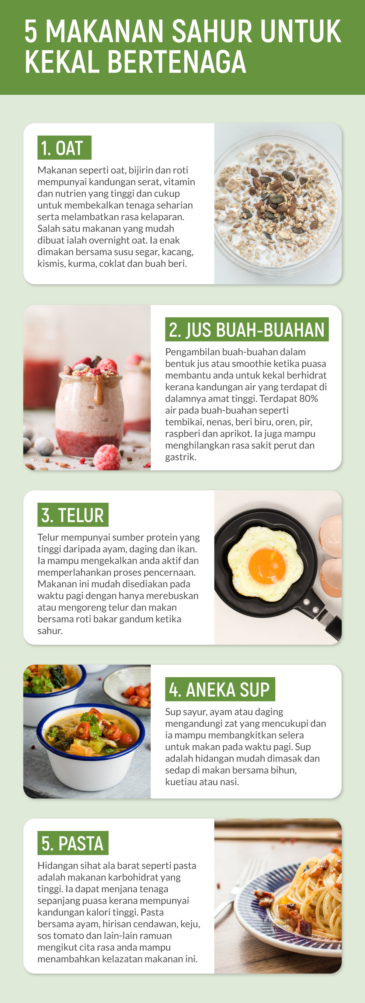 tips makanan sahur